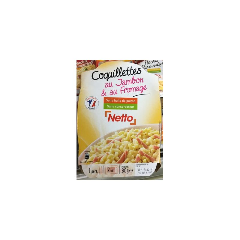 Netto Coquillettes Jambon 280G