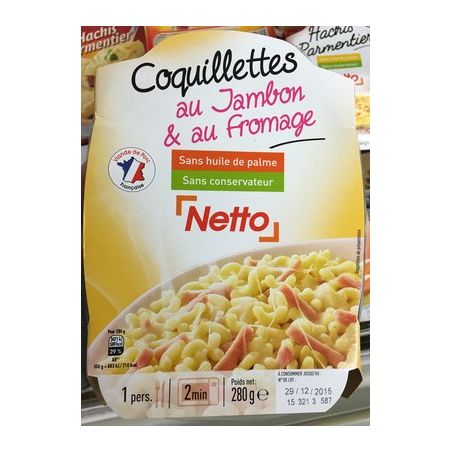 Netto Coquillettes Jambon 280G