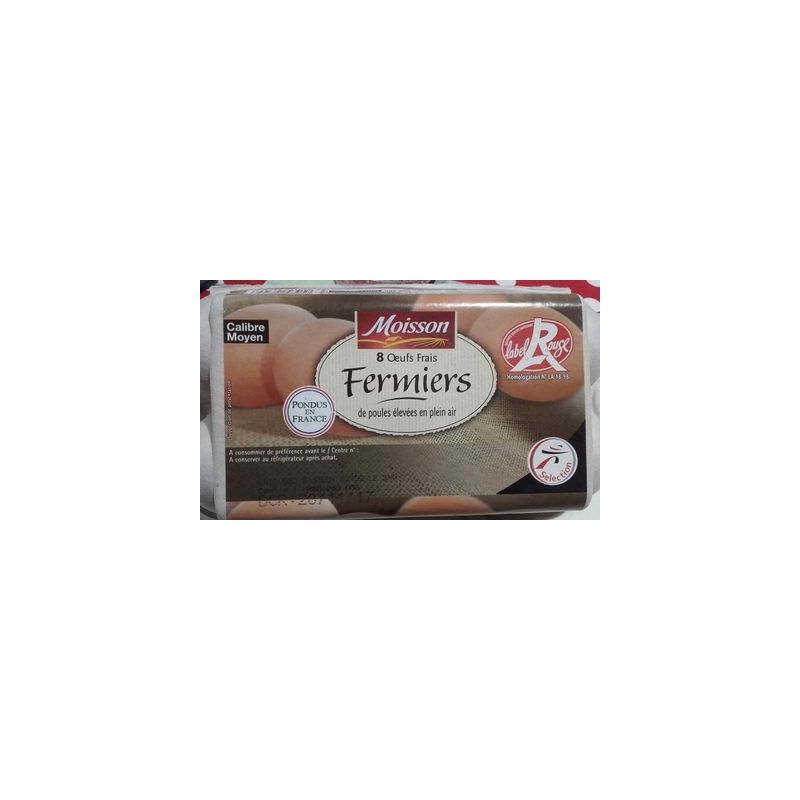 Moisson 8 Œufs Lr Ferm Cal M