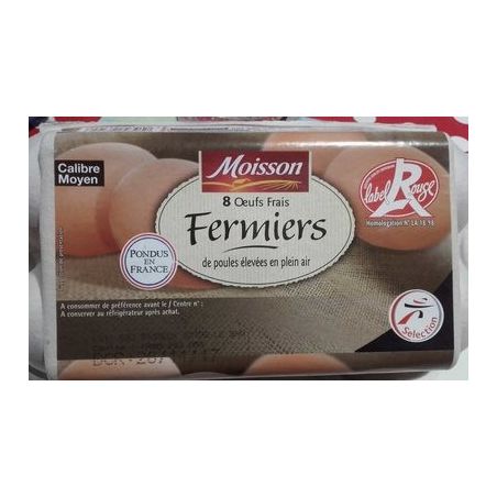 Moisson 8 Œufs Lr Ferm Cal M