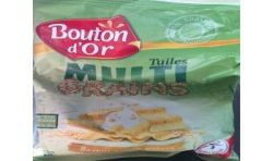 Bouton Dor Or Tuile Multigrain 60G