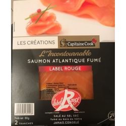 Cpt Cook Saumon Label Rouge 2T 80G