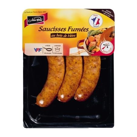 Jean Roze Jroze Saucisse Fumee X4 400G