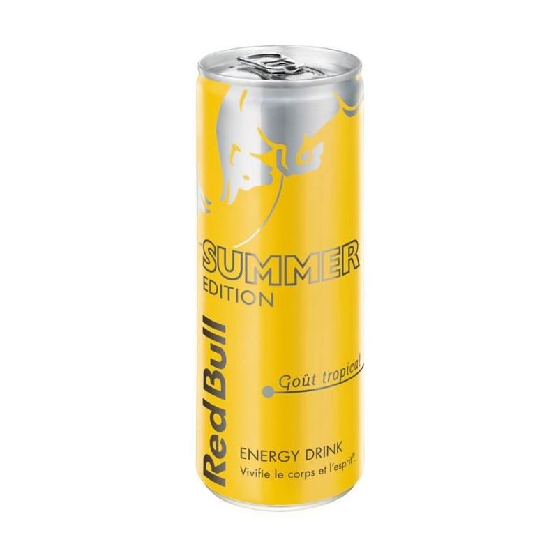 Red Bull Boisson Énergisante Tropical Édition : La Canette De 250Ml