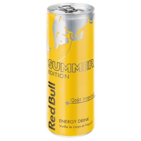 Red Bull Boisson Énergisante Tropical Édition : La Canette De 250Ml