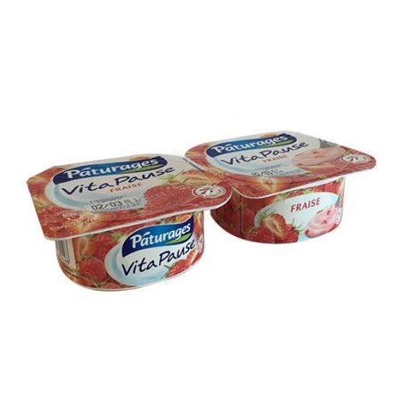 Paturages Pat.Vita Pause Fraise 2X150G