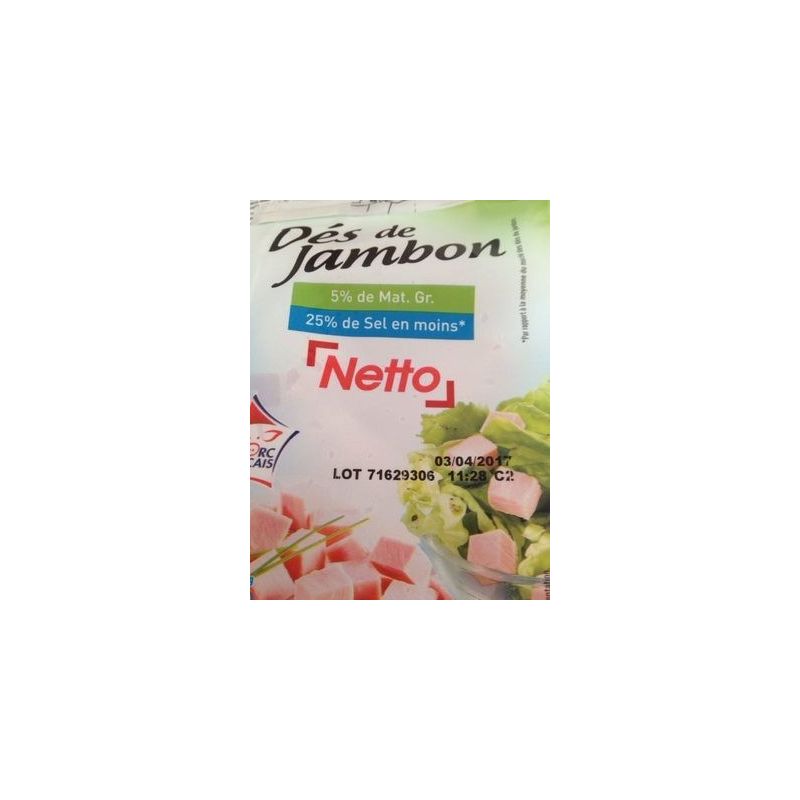 Netto Cubes De Jambon Tsr 150G