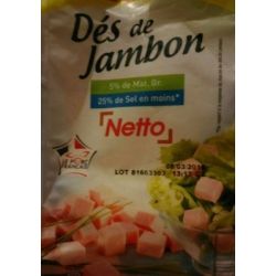 Netto Cubes De Jambon Tsr 400G