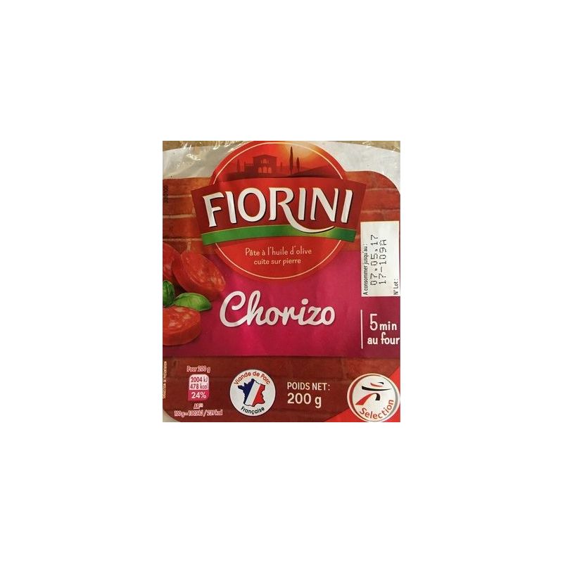 Fiorini Fio Pizza Indiv Ov Choriz 200G