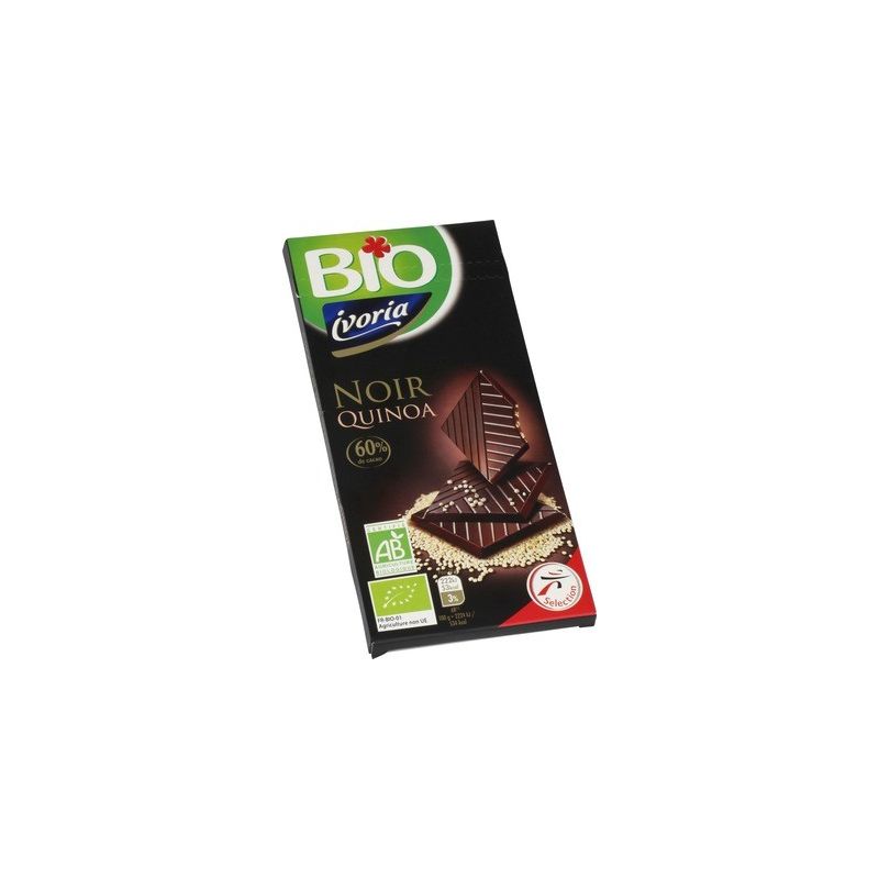 Ivoria Ivor.Choc.Nr 60% Quin. Bio100G