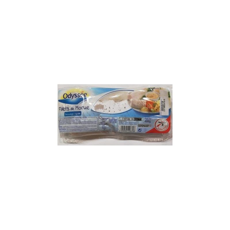 Odyssee Filet Morue Salee 400G