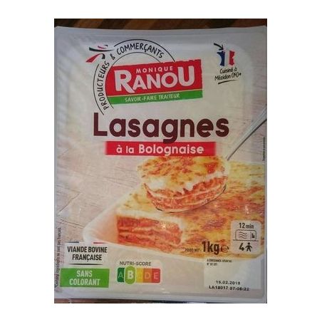 J.Roze Ranou Lasagne Bolognaise 1Kg