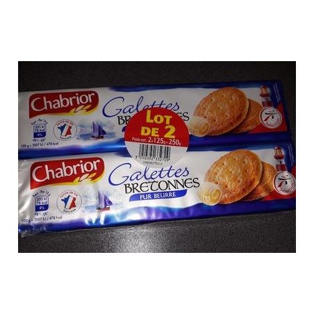 Chabrior Chab.Galettes Bretonnes 2X125G