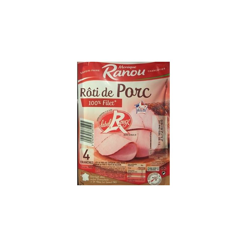 Ranou Roti Porc Cuit Lr4T160Gr