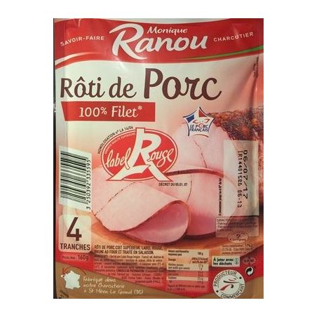 Ranou Roti Porc Cuit Lr4T160Gr