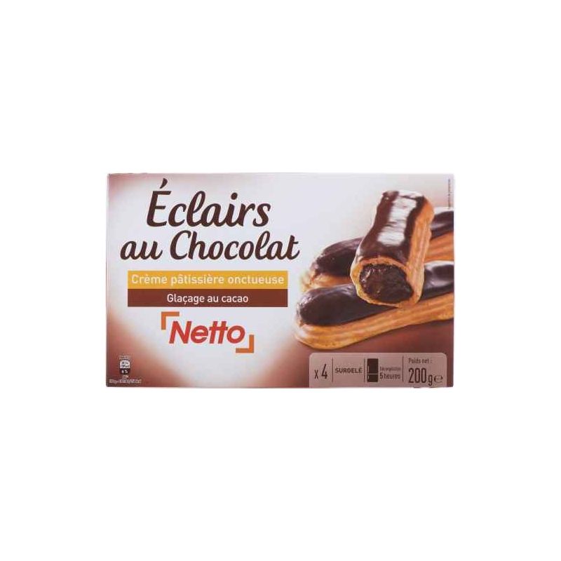 Netto Eclairs Choco X4 200G