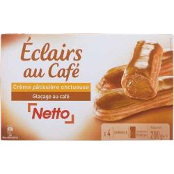 Netto Eclairs Cafe X4 200G