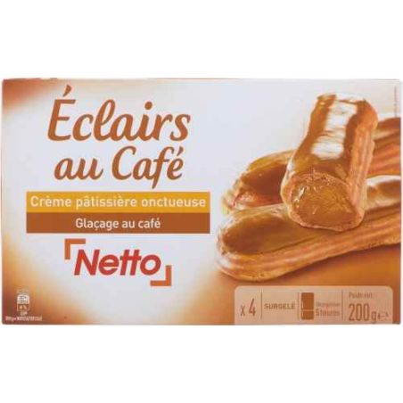 Netto Eclairs Cafe X4 200G