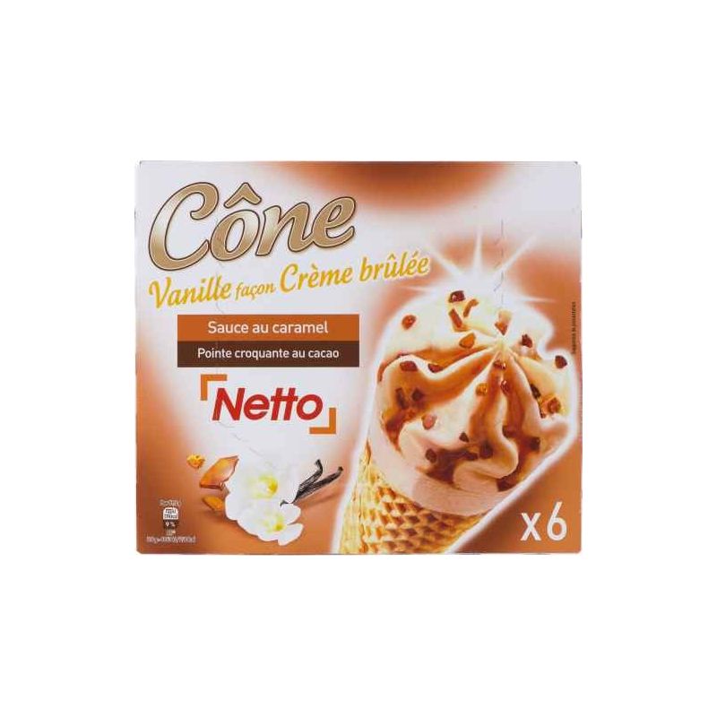 Netto Cone Creme Brule X6 417G