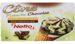 Netto Cone Choco/Pista X6 430G