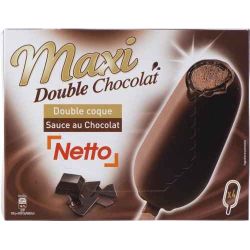 Netto Maxi Bat Dbl Chocx4 392G