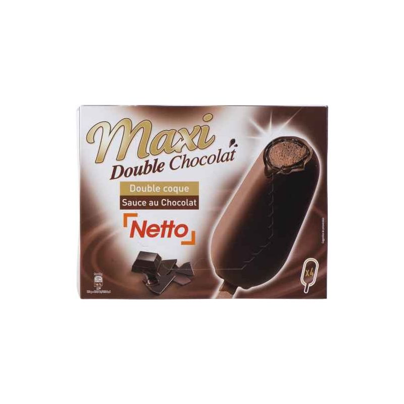Netto Maxi Bat Dbl Chocx4 392G