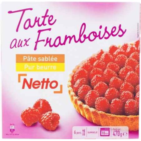 Netto Tarte Framboise 470G