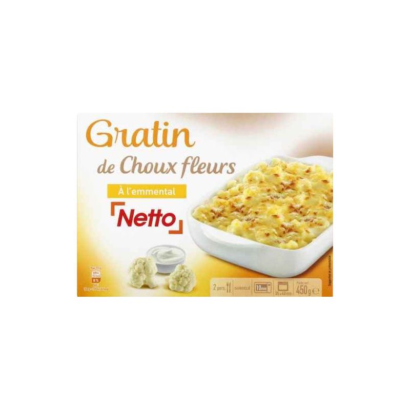 Nett Netto Gratin Chx Fleurs 450G