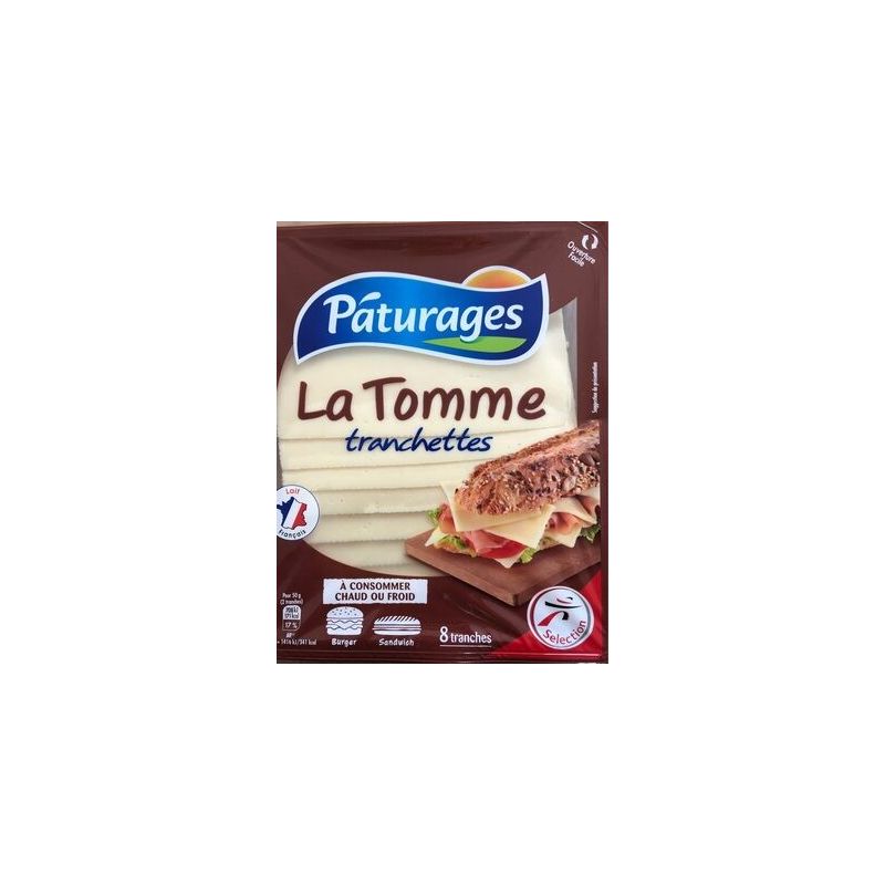 Paturages Tomme Tranch 200G