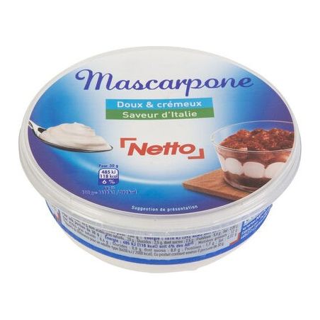 Netto Mascarpone Pot 250G