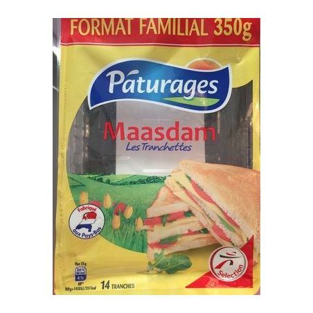 Paturages Maasdam Tranches350G