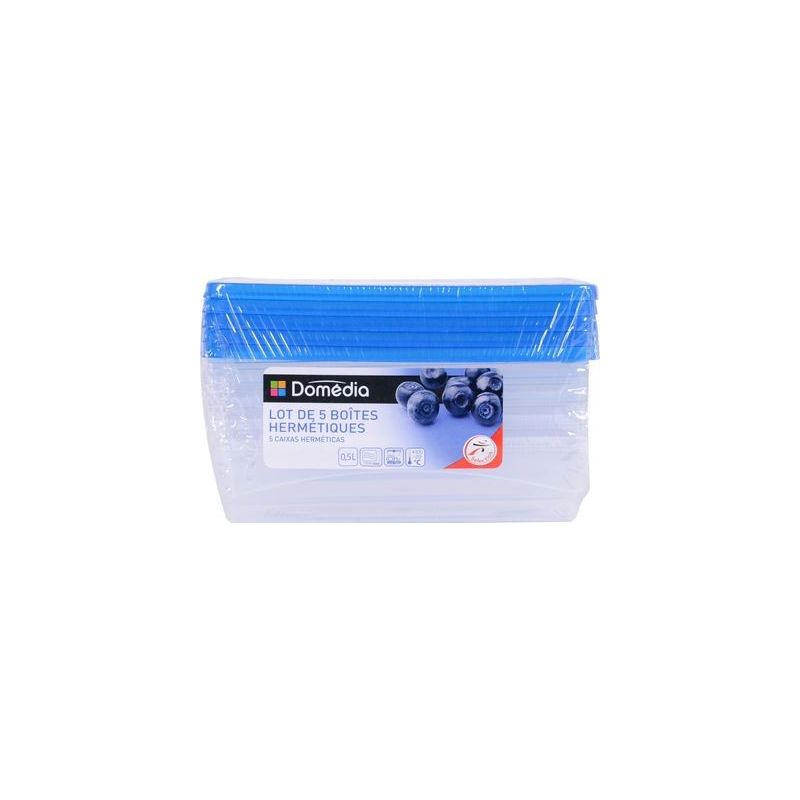 Domedia Dom 5 Boites Alim .Rect.0.50L