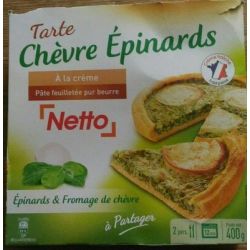 Netto Tarte Chev Epinard 400G