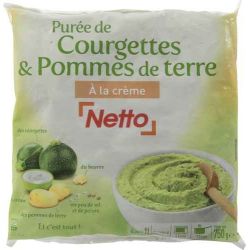 Netto Puree Courgette/Pdt 750G