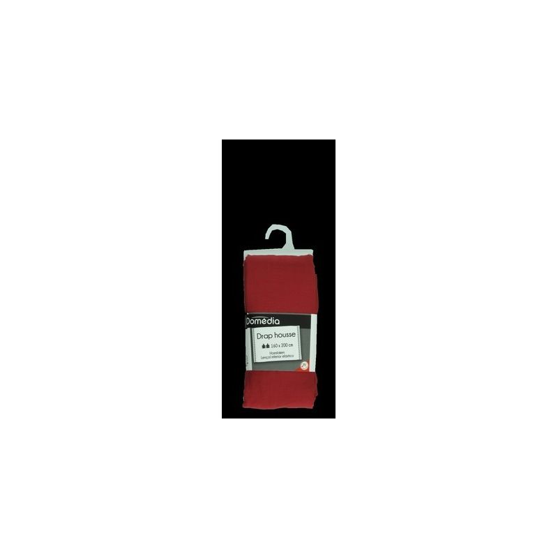 Domedia Drap Housse 160 Cerise