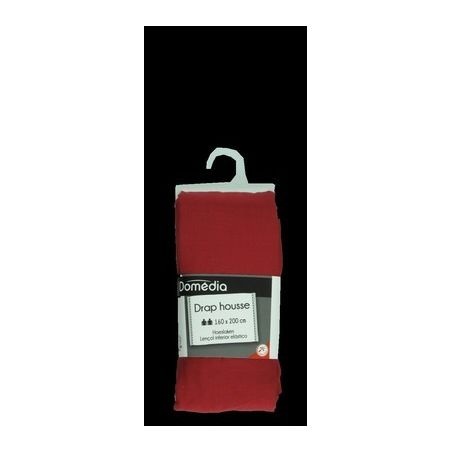 Domedia Drap Housse 160 Cerise