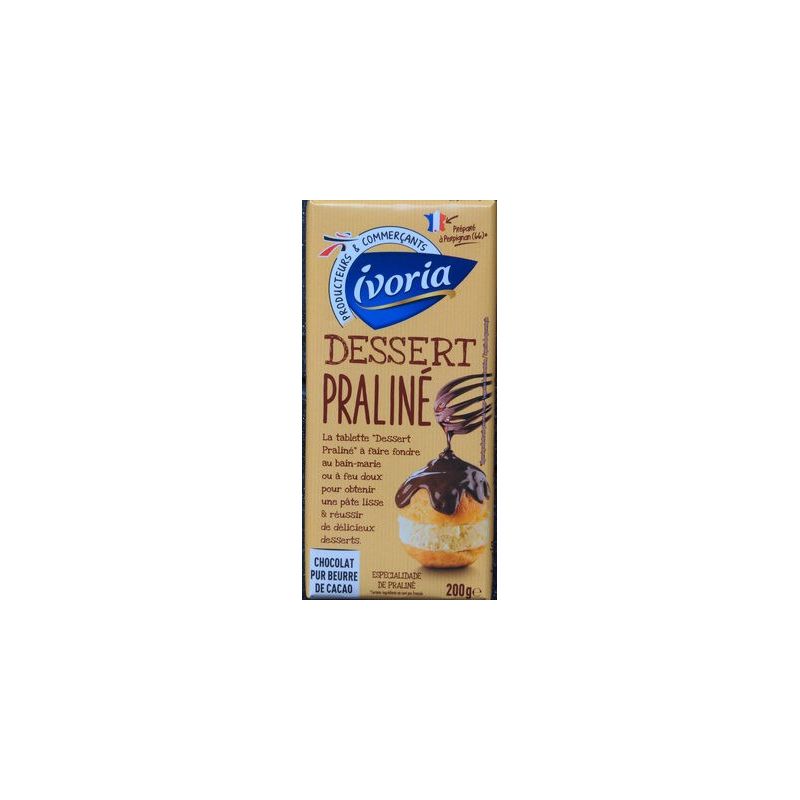 Ivoria Tab Choc Dess Pral 200G