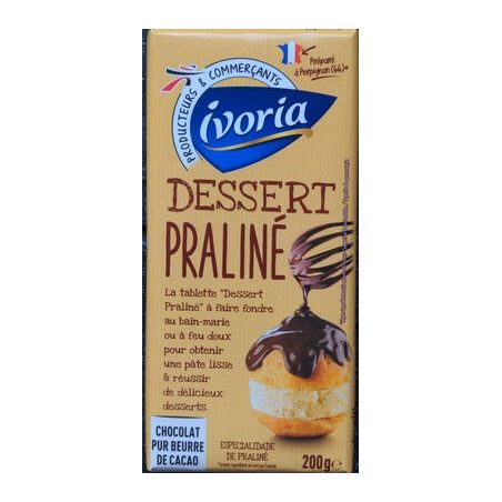 Ivoria Tab Choc Dess Pral 200G