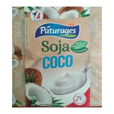 Paturages Pat Soja Coco 4X100G