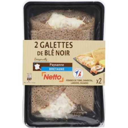 Netto Galette Paysanne X2 300G