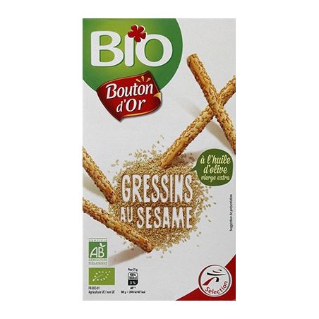 Bouton Dor Bo Gressins Sesame Bio 125G