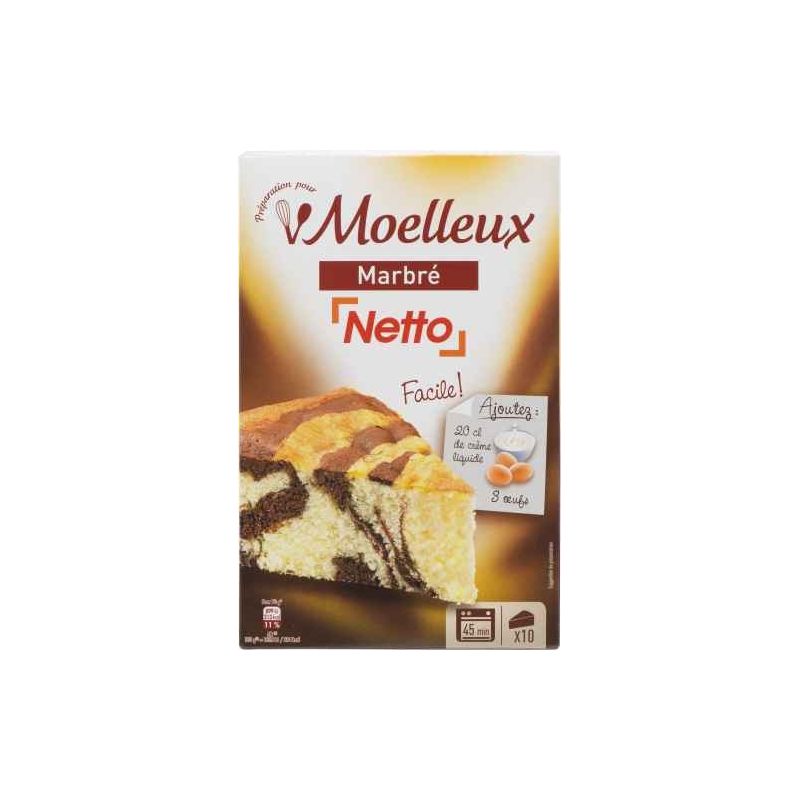 Netto Netto¨Prepa Gateau Marbre 435G