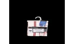 Domedia T.Oreiller 50 Carreaux Cerise