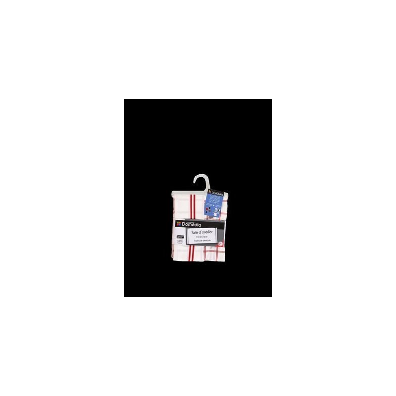 Domedia T.Oreiller 50 Carreaux Cerise