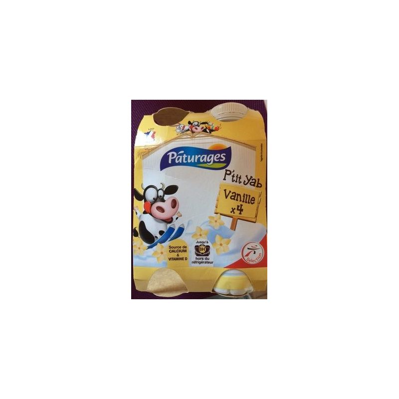 Paturages Pat Yab Vanille 4X180G