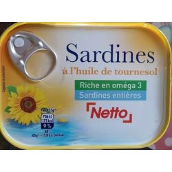 Netto Sardines A Lhuile 3X135G