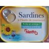 Netto Sardines A Lhuile 3X135G