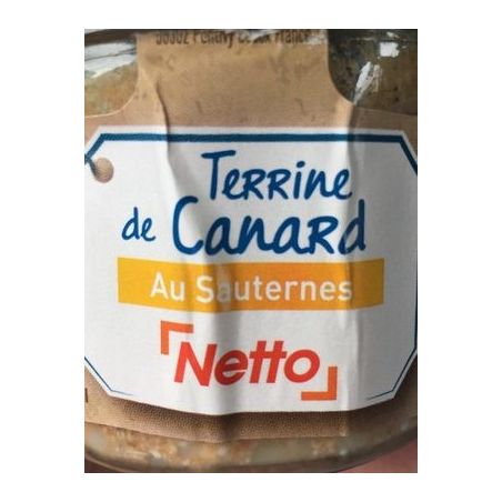 Netto Terrine De Canard 180G