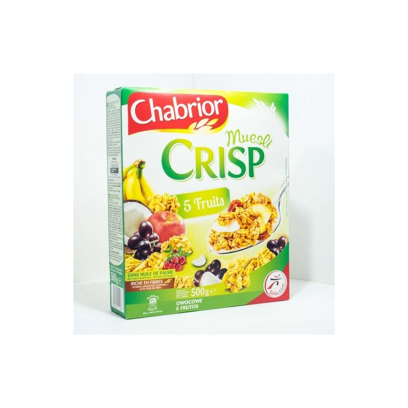 Chabrior Muesli Crisp 5 Fruits 500G