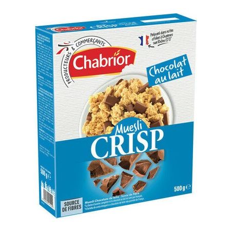 Chabrior Chab Muesli Crispy Chocolt 500